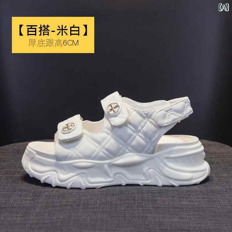 サンダル レディース スポーツサンダル 厚底 ストラップ 疲れにくい 軽量 歩きやすい 滑り止め コンフォート ビーチ アウトドア 海 夏用 走れる 調整可能 クッション性