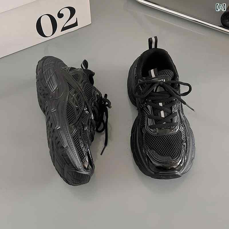 スニーカー レディース 厚底 カジュアル 運動靴 ローカット メッシュ 通気性 ランニングシューズ ウォーキングシューズ 疲れにくい スポーツシューズ おしゃれ 蒸れにくい 通勤 通学 軽い 走れる