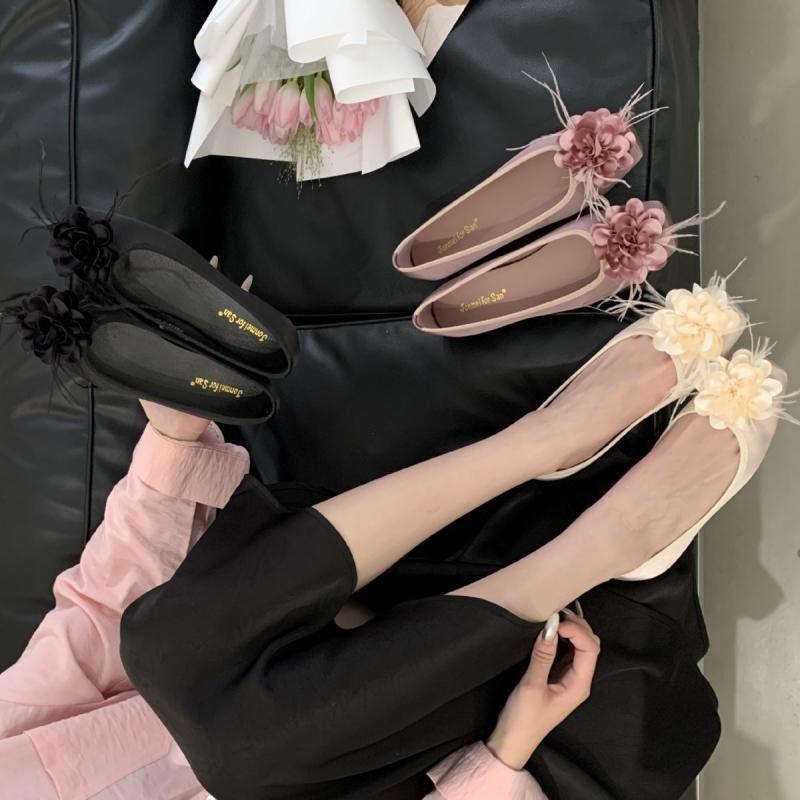 パンプス レディース ぺたんこ フラットシューズ 蝶々結び バイカラー バレエシューズ ローヒール 歩きやすい 痛くない 柔らかい 通勤 通学 オフィス カジュアル おしゃれ 靴