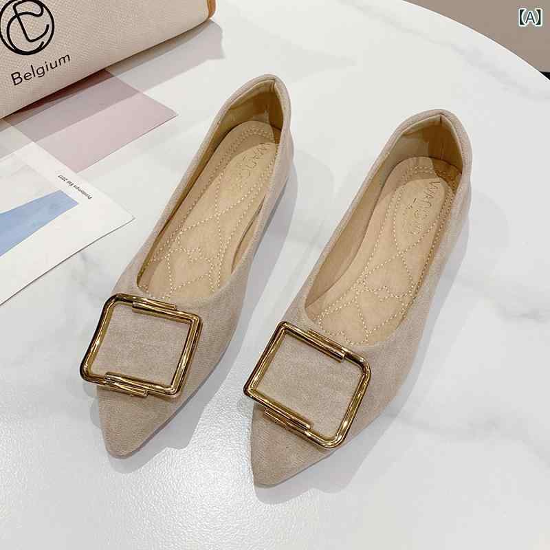 パンプス レディース ぺたんこ 痛くない ローヒール 走れる 柔らかい 疲れにくい 靴 婦人靴 歩きやすい フラットシューズ ポインテッドトゥ おしゃれ 柔らかい 軽量 シンプル 通勤 通学 普段使い オフィス カジュアル 大きいサイズ