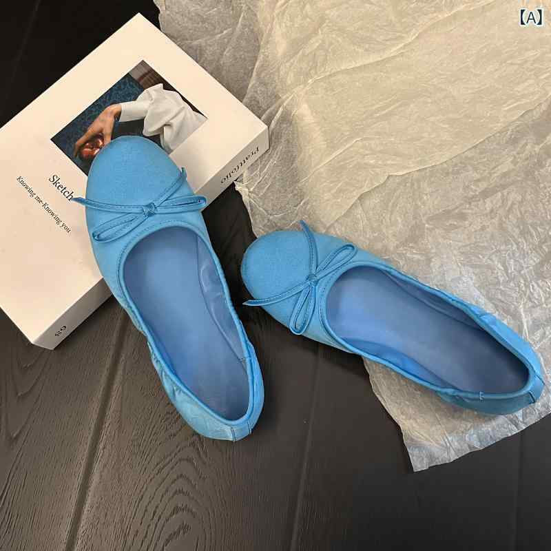 パンプス レディース フラットシューズ バレエシューズ ラウンドトゥ リボン ぺたんこ靴 歩きやすい ローヒール 履きやすい 痛くない 柔らかい 疲れにくい 通勤通学 オフィス 普段使い 合わせやすい 快適履き心地
