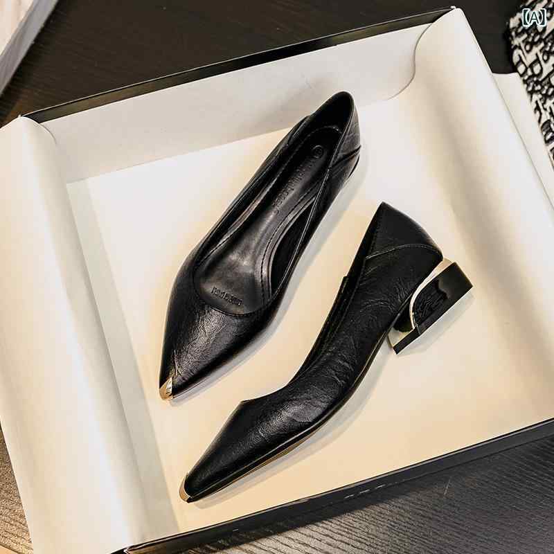 パンプス レディース 走れる チャンキーヒール 尖頭 痛くない 安定感 ブラック 黒 オフィス 通勤 冠婚葬祭 仕事靴 幅広 疲れにくい おしゃれ フォーマル シンプル ビジネス 履きやすい 柔らかい