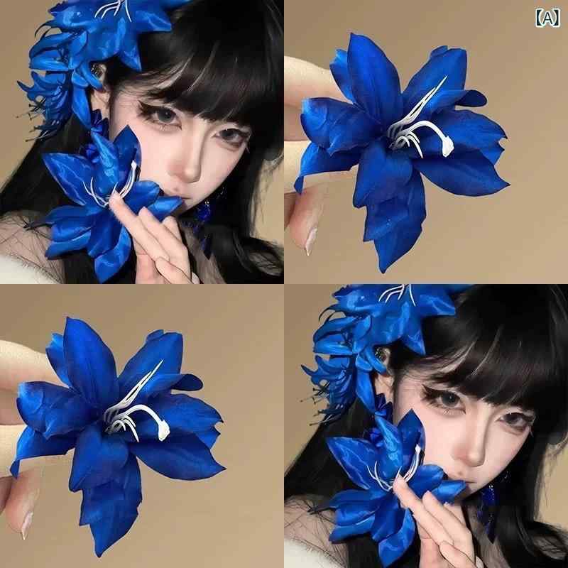 ヘアクリップ フラワーモチーフ レディース ヘアアクセサリー 髪留め 髪飾り クリップ式 前髪クリップ 留め具 ヘアアレンジ 差し込むだけ 簡単装着 華やか 普段使い オフィス お出かけ