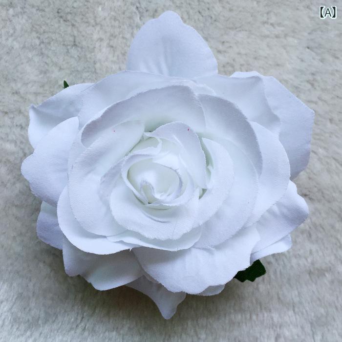 ヘアクリップ コサージュ 薔薇 ローズ 髪飾り クリップ 2way ヘアアクセサリー 造花 浴衣 着物 髪留め 花飾り 和装 フラワーアクセ 発表会 入学式 卒業式 結婚式 パーティー 記念日 おしゃれ 華やか 髪飾り お出かけ ギフト 撮影 舞台 映え