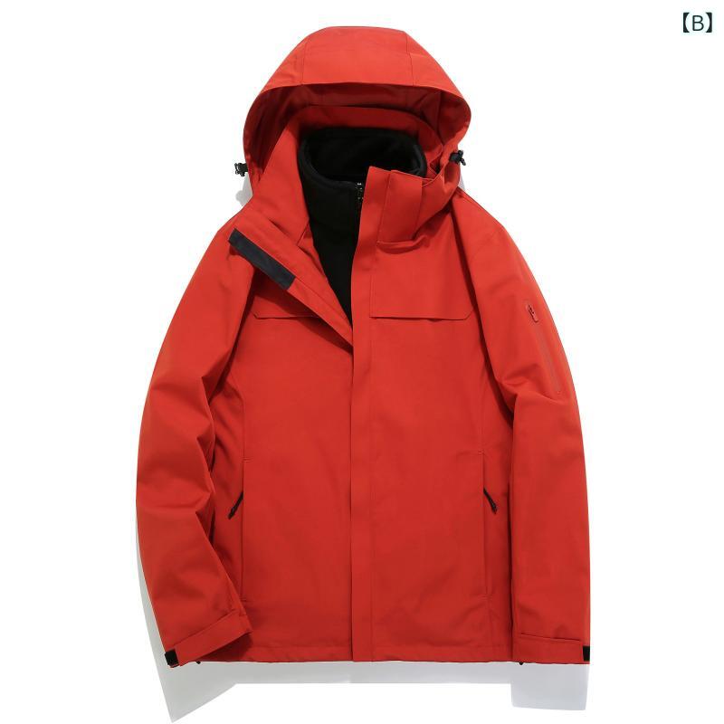 マウンテンパーカー メンズ レディース 3way 撥水加工 登山服 防寒着 取り外し可能 ライナー付き 防風 アウター ジャケット 通気性 保温性 暖かい アウトドアウェア 冬服 男女兼用 キャンプ 通勤 通学 作業着 収納しやすい 2