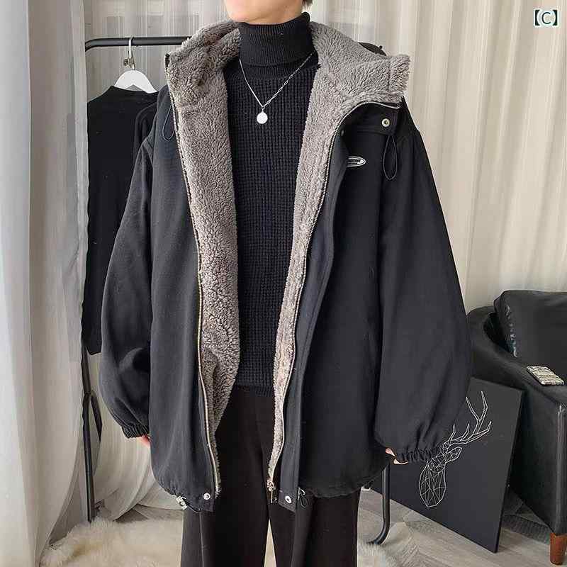 メンズ ジャケット 冬用 アウター コート 厚手 防寒 暖かい 中綿 ダウン風 ブルゾン 長袖 無地 カジュアル 防寒着 ボリュームネック フードなし 立ち襟 ポケット付き 保温性 軽量 通学 通勤 秋冬服 3