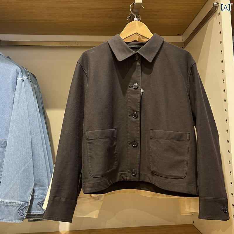 ジャケット レディース ニット カジュアル アウター ショート丈 前開き ボタン留め...