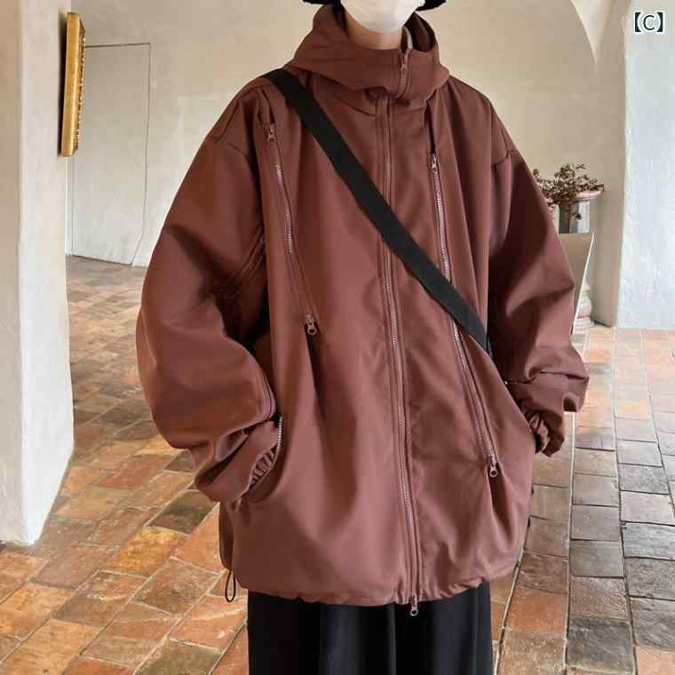 マウンテンパーカー メンズ レディース マウンテンジャケット 撥水 アウター ブルゾン アウトドア 防風 フード付き スポーツ カジュアル 通学 通勤 軽量 動きやすい 登山 キャンプ 春秋用 大きいサイズ kbox-10182337 kbox楽天市場店 サンプル画像3
