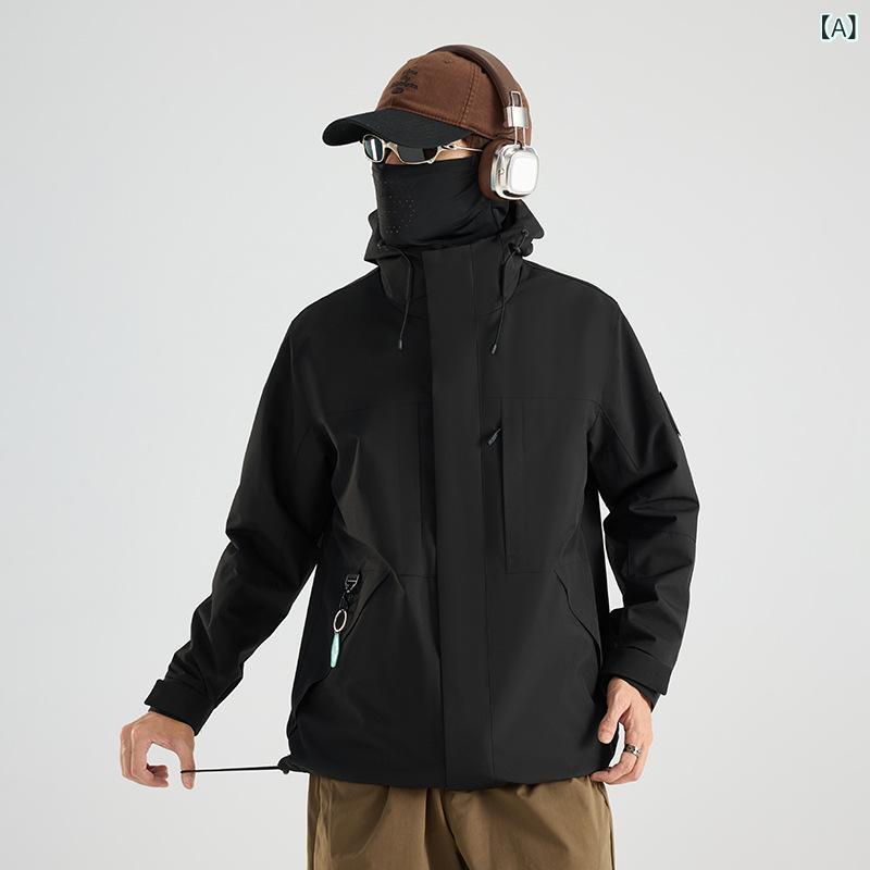 Rakuten - マウンテンパーカー レディース 3way 登山ウェア 防風 防水 撥水 防寒 インナー脱着可能 アウトドアジャケット アウター 動きやすい ボア ライナー 防寒着 秋冬 暖かい 通気性 耐久性 キャンプ 釣り 散歩