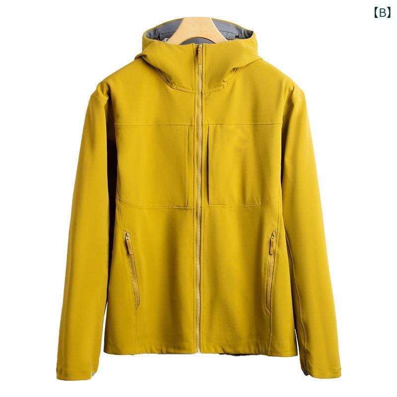 ソフトシェルジャケット メンズ レディース 防風 保温 アウター ジャンパー 登山用...