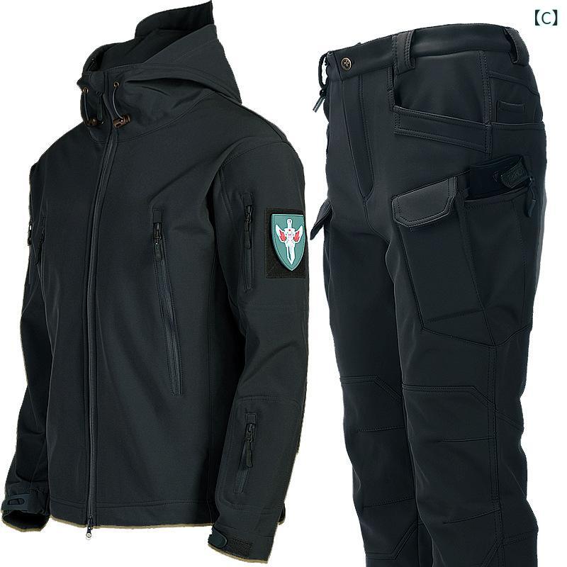 マウンテンパーカー メンズ 防寒着 裏起毛 ソフトシェルジャケット 登山服 防水 防...