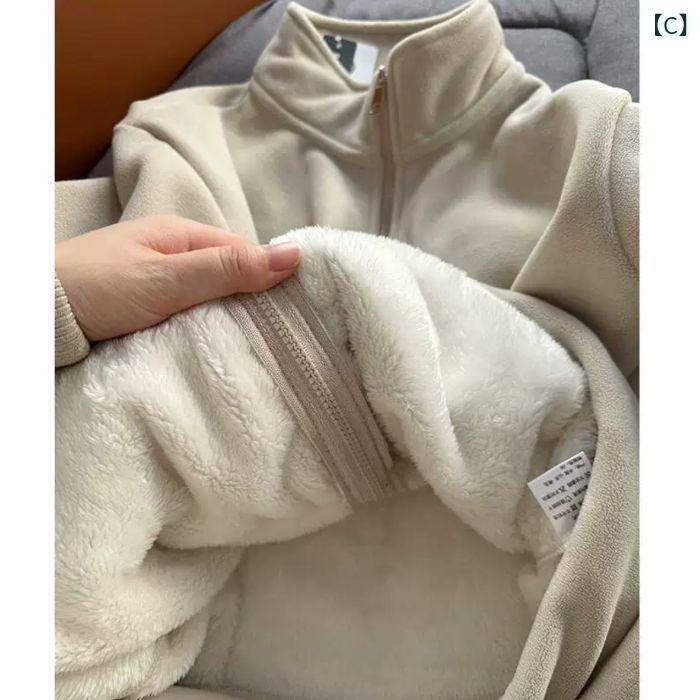 パーカー レディース 裏起毛スウェット プルオーバー 厚手トップス フード付き長袖...