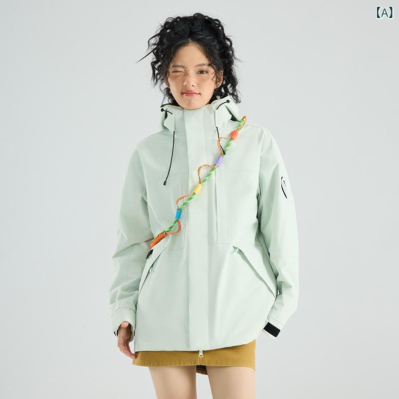 マウンテンパーカー メンズ レディース 登山服 ウインドブレーカー 防風 撥水 ジャ...