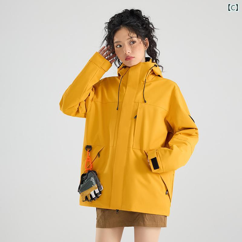 マウンテンパーカー メンズ レディース 登山服 ウインドブレーカー 防風 撥水 ジャ...