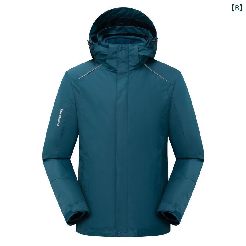 マウンテンパーカー メンズ レディース 防風 撥水 ジャケット 3way 登山服 アウタ...