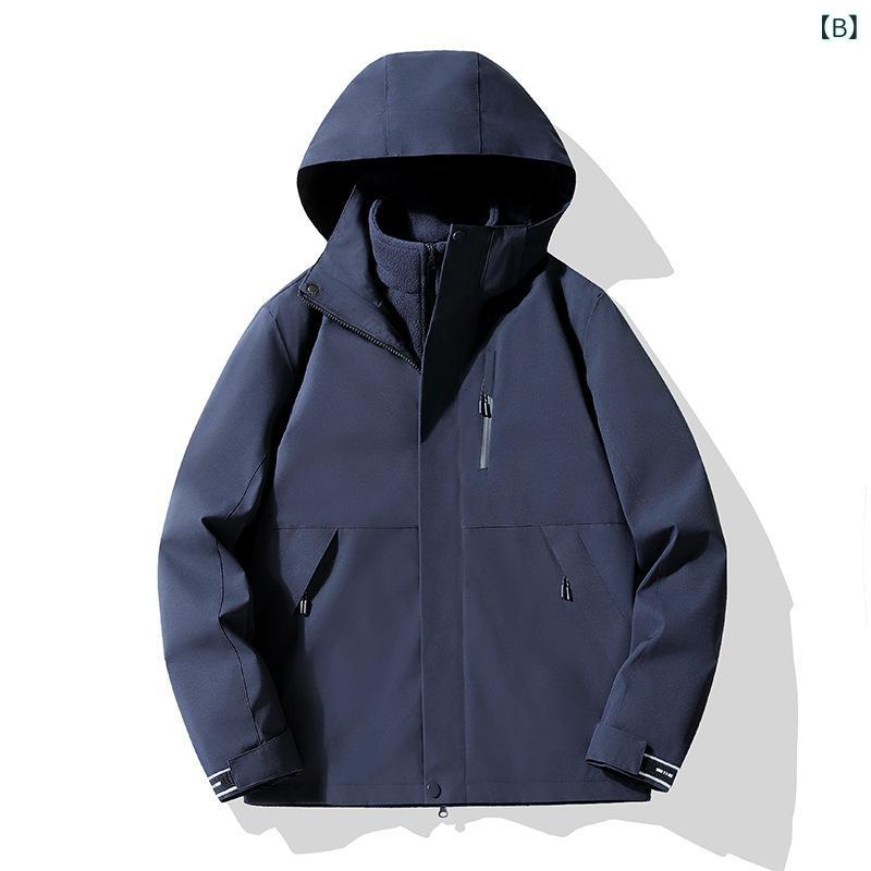 マウンテンパーカー メンズ レディース 3way 防風 防水 ジャケット アウター コー...