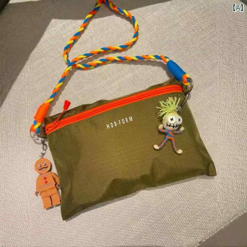 Handbag Type - ショルダーバッグ メンズ レディース 斜め掛けバッグ ボディバッグ 防水 軽量 大容量 撥水性 耐久性 多機能 通勤 通学 スポーツ アウトドア 旅行 自転車 バイク用 丈夫なナイロン素材 整理整頓 収納しやすい
