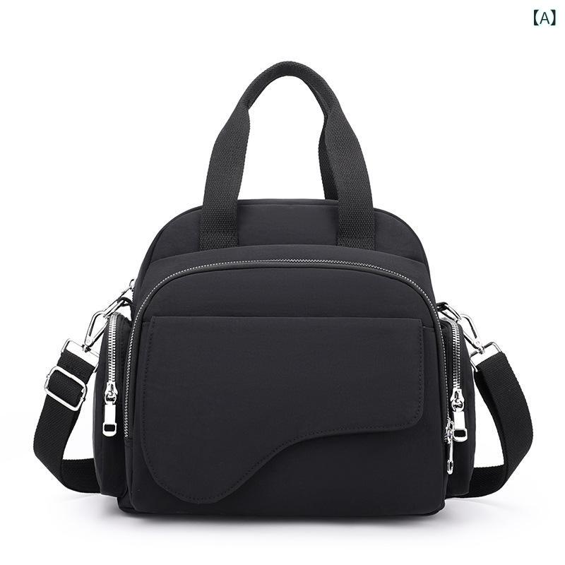 Rakuten - バックパック レディース 大容量 ショルダーバッグ 手提げ トートバッグ 3way リュックサック レザー調 多機能 軽量 収納しやすい 通勤 通学 出張 旅行 デイパック 肩掛け 斜め掛け マザーズバッグ