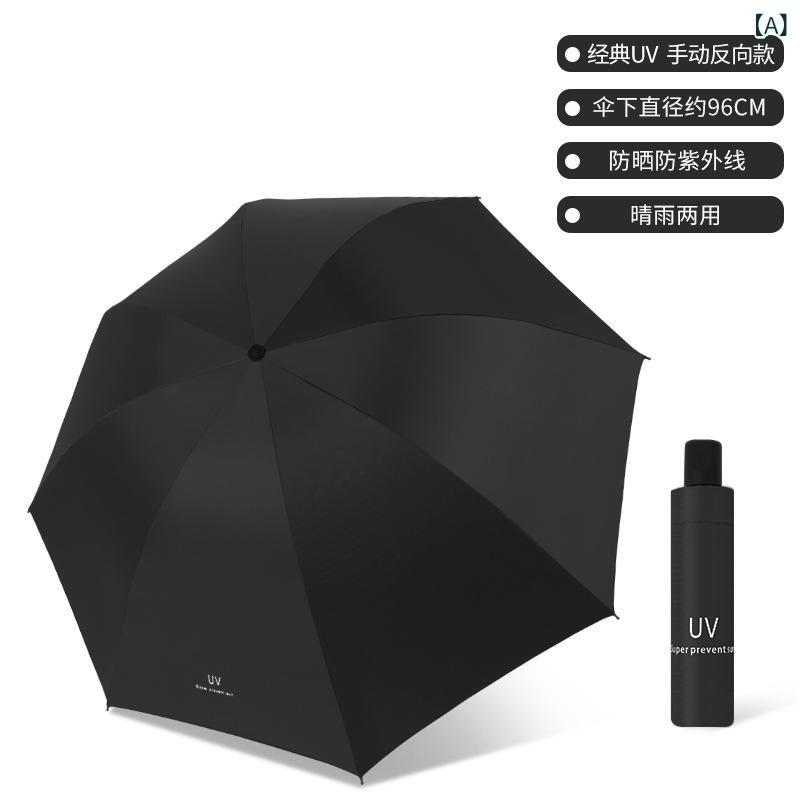 Unisex - 折りたたみ傘 メンズ レディース 軽量 晴雨兼用 傘 遮光 遮熱 日傘 大きいサイズ ビジネス 通勤 通学 自動開閉 丈夫 強風対応 持ち運びやすい 収納しやすい 雨具 おしゃれ 紫外線カット 傘