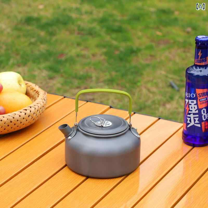 キャンプケトル アウトドア やかん アルミ製 08L ティーポット コーヒーケトル 軽...
