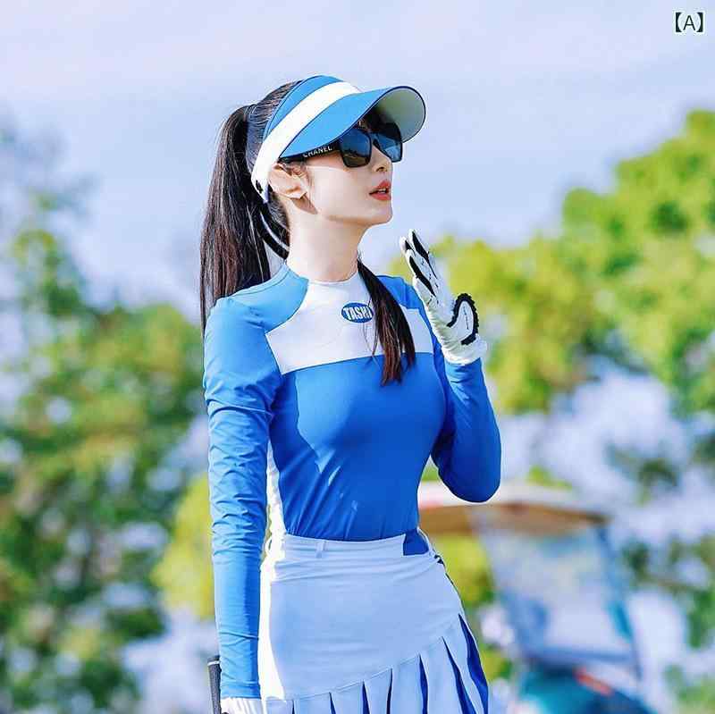 ゴルフウェア レディース 長袖シャツ スカート セットアップ ゴルフ服 速乾 伸縮性...
