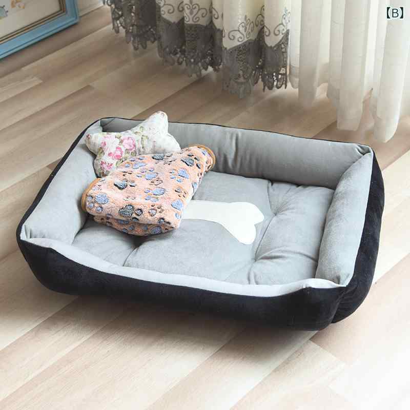 ペットベッド 犬 猫 ペットハウス 夏冬兼用 通年用 クッションマット 小型犬 中型...