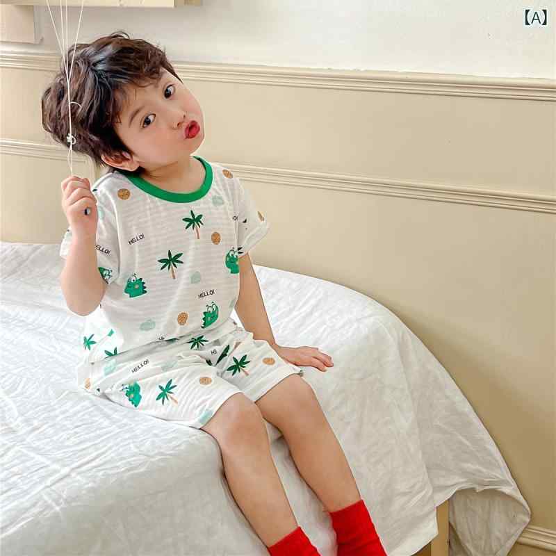 パジャマ キッズ 子供服 竹繊維素材 セットアップ 半袖 ショートパンツ 男の子 女の子 ルームウェア 通気性 吸汗速乾 快適 薄手 上下セット 部屋着 春夏 涼しい 肌触り 通気性抜群の薄型ルームウェア