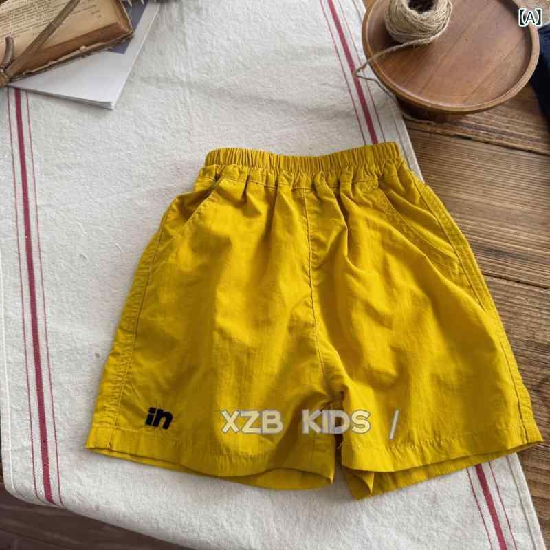 Rakuten - ハーフパンツ キッズ 男の子 ショートパンツ 速乾 通気性 ワークパンツ ストレッチ 子供服 運動着 ボトムス ズボン 無地 半ズボン お出かけ 夏服 通園 通学 動きやすい