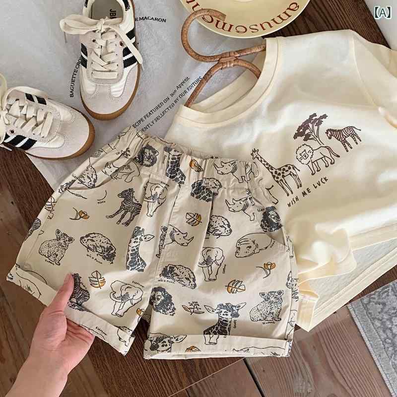 樂天商城 - ショートパンツ キッズ 男の子 ハーフパンツ 夏服 子供服 五分パンツ プリント柄 ベビー ズボン 動きやすい 涼しい 通気性 お出かけ 保育園 幼稚園 通園 カジュアルボトムス 半ズボン 快適履き心地