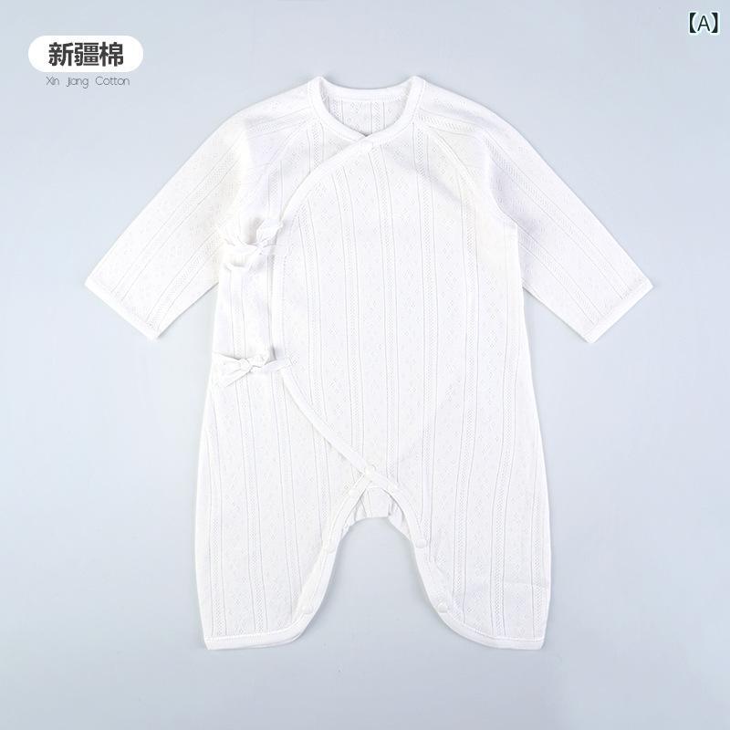 ベビー服 新生児 カバーオール ロンパース コットン素材 半袖 前開き 涼しい 通気...