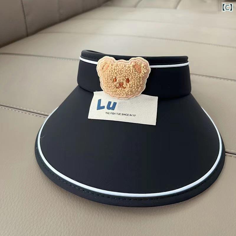 kbox楽天市場店のキッズ帽子 子供 UVカット ハット サンバイザー 折りたたみ つば広 紫外線対策 日よけ帽子 男の子 女の子 通気性 公園 外遊び アウトドア 収納便利 持ち運び 軽い 熱中症対策 速乾 登山 遠足｜アングル3