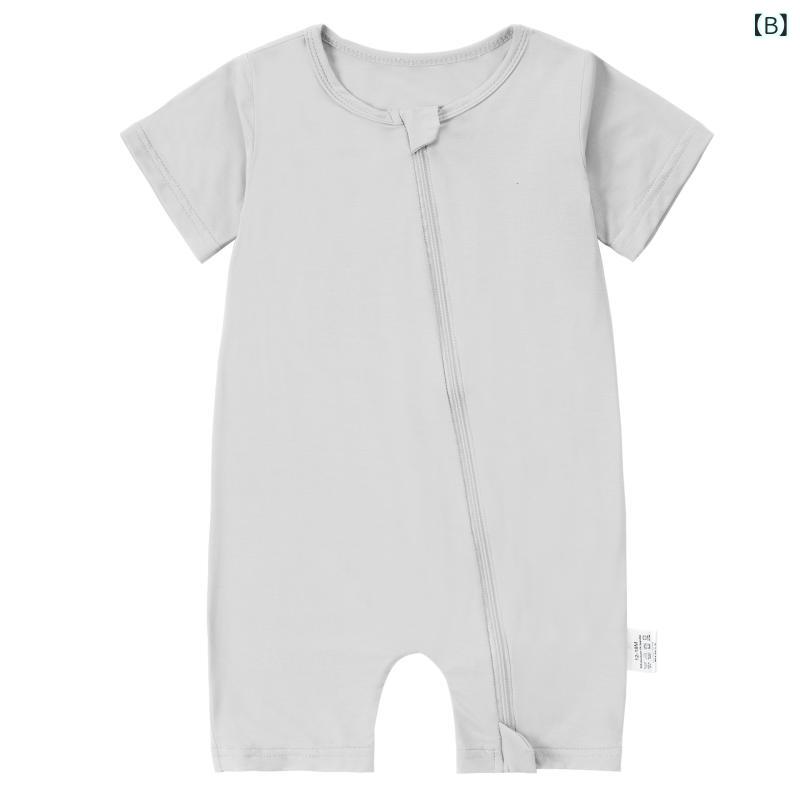 ベビー服 ロンパース コットン素材 半袖 前開き 赤ちゃん服 新生児 カバーオール ...