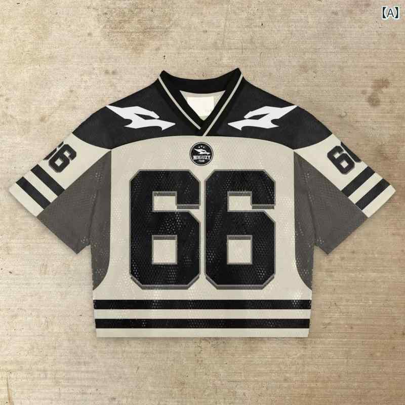 乐天商城 - Tシャツ メンズ 半袖 カットソー トップス スポーツウェア レトロ ゆかりあるバスケ風 アメカジ スポーティー ストリート系 通気性 通学 カジュアルウェア オーバーサイズ 動きやすい 吸汗速乾