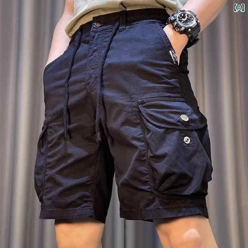 ショートパンツ メンズ ハーフパンツ カーゴパンツ 五分丈 ワークパンツ 大きいサ...