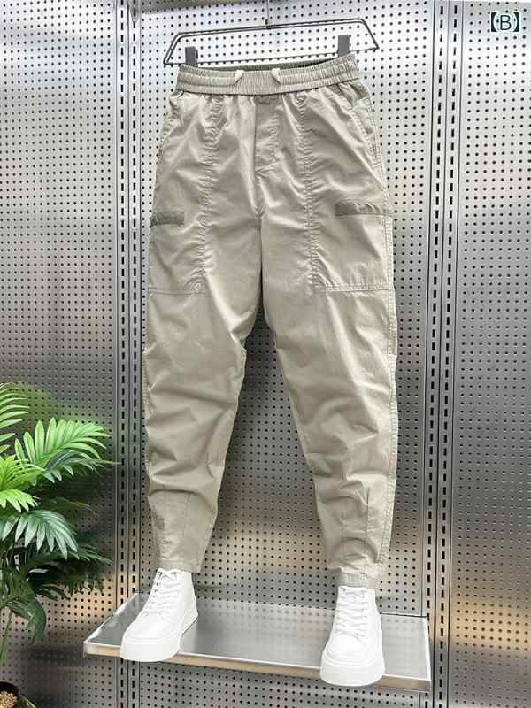 ジョガーパンツ メンズ ストレッチ スリム テーパードパンツ カジュアル ロングパ...