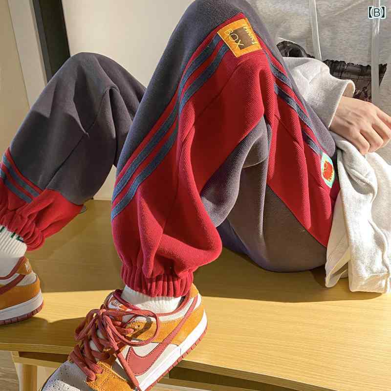 スウェットパンツ メンズ ストリート系 ジョガーパンツ 厚手 裏起毛 コットン混 ワ...