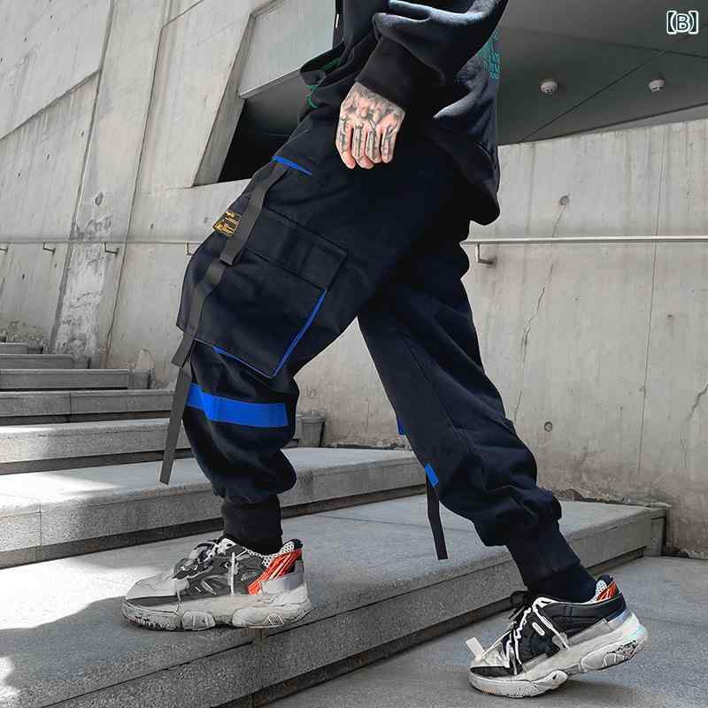 カーゴパンツ メンズ ワイドパンツ ジョガーパンツ ストリート系 ワークパンツ サ...