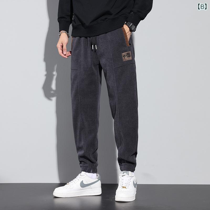 ジョガーパンツ メンズ スウェットパンツ 裏起毛 厚手 暖かい ズボン ボトムス ロ...