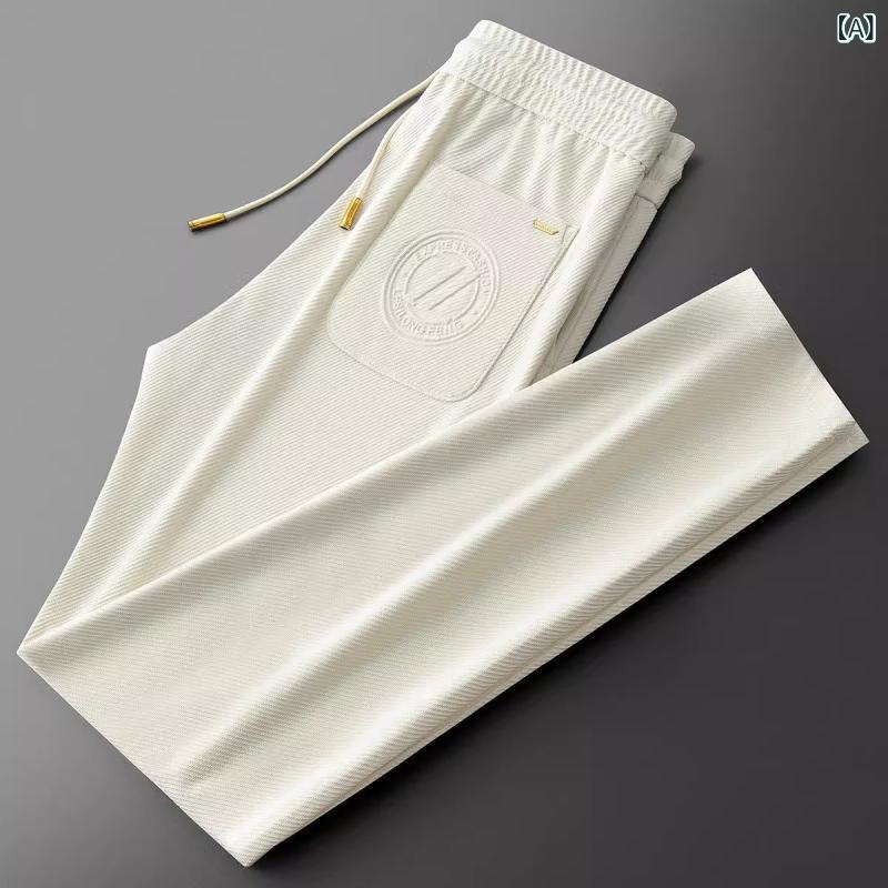 ジョガーパンツ メンズ 運動パンツ スウェットパンツ テーパードパンツ 刺繍入り ...