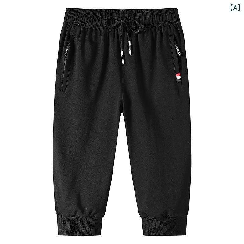 運動服飾 - ハーフパンツ メンズ 綿混 ショートパンツ イージーパンツ 五分丈 膝上 無地 シンプル ウエストゴム 大きいサイズ ゆったり 通気性 速乾 部屋着 ルームウェア アウトドア 散歩 運動 使いやすい