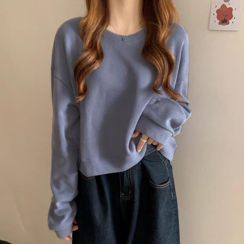 長袖Tシャツ レディース カットソー トップス 長袖 ラウンドネック ゆったり シルクタッチ 動きやすい 無地 体型カバー おしゃれ 秋冬 カジュアル 通勤 通学 インナー お出かけ シンプル 柔らかい