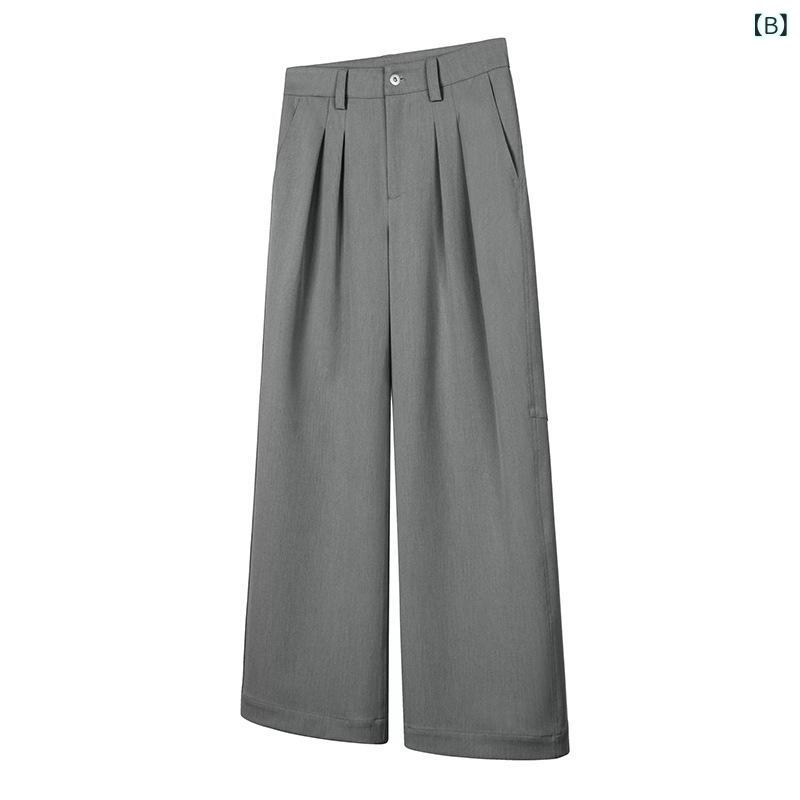 ロングパンツ レディース スラックス ワイドパンツ ハイウエスト ストレートパンツ...