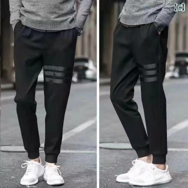 ジョガーパンツ メンズ 動きやすい ストレッチ ロングパンツ 伸縮性 カジュアル ス...