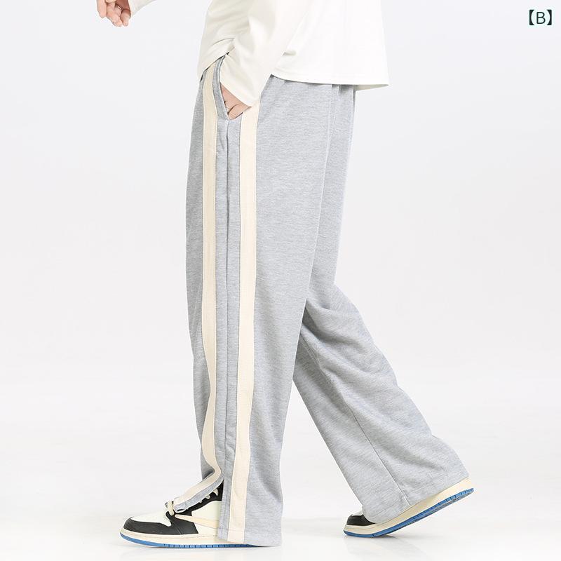 ロングパンツ メンズ ストレートパンツ ワイドパンツ スウェットパンツ ボトムス ...