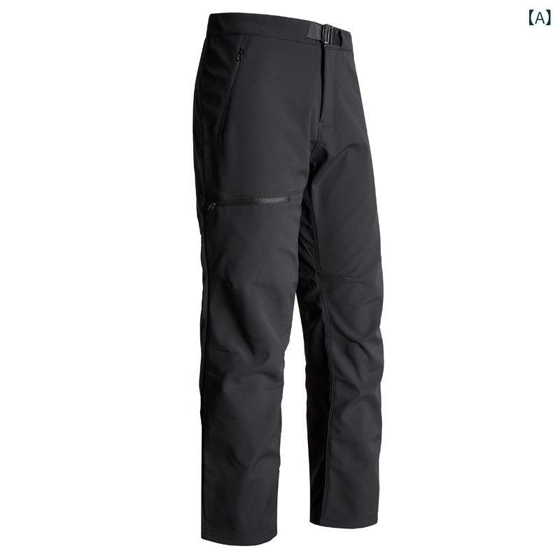 Rakuten - ロングパンツ メンズ 登山パンツ アウトドア 防水 防風 ストレッチ スポーツ ズボン 直筒 シルエット 耐久性 作業用 通勤 通学 動きやすい 多機能 ポケット 撥水加工 釣り キャンプ トレッキングパンツ
