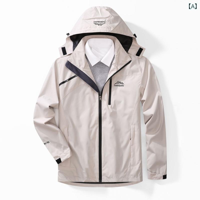 乐天商城 - マウンテンパーカー レディース メンズ 兼用 登山服 アウター 防風 撥水 通気性 耐磨耗 スキーウェア アウトドアウェア 春秋用 ジャケット 軽量 フィット感 羽織り 釣り キャンプ用 耐久性