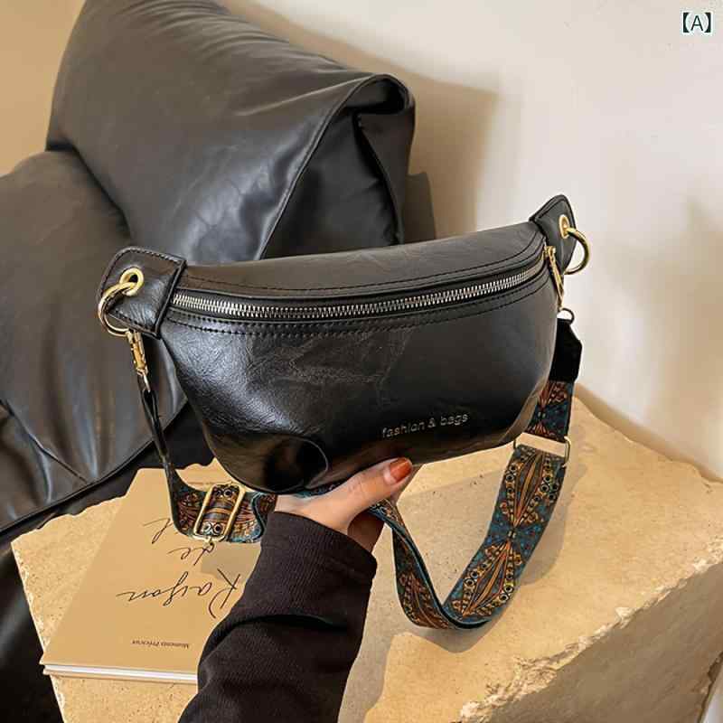 ショルダーバッグ レディース 斜め掛け 軽量 ワイドストラップ 調節可能 大容量 収納しやすい ポケット付き 無地 シンプル カジュアル デイリー 旅行 おでかけ ポーチ付き 鞄