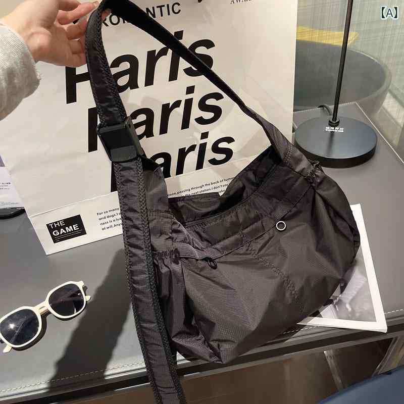 ショルダーバッグ メンズ レディース 斜め掛け 防水 撥水 ナイロン素材 折りたたみ 通勤 通学 大容量 軽量 収納しやすい 丈夫 アウトドア 軽い バック かばん 鞄
