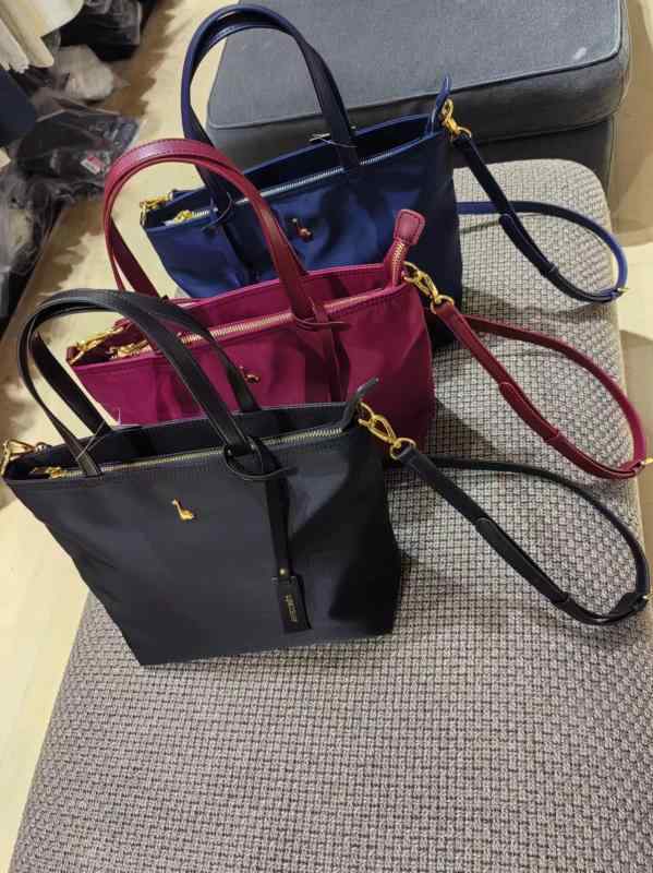 Other - トートバッグ レディース ショルダーバッグ 2way ナイロンバッグ 撥水 大容量 手提げ 斜めがけ 通勤バッグ 旅行 マザーズバッグ 軽量 収納しやすい シンプル 無地 カジュアル 通学 A4サイズ