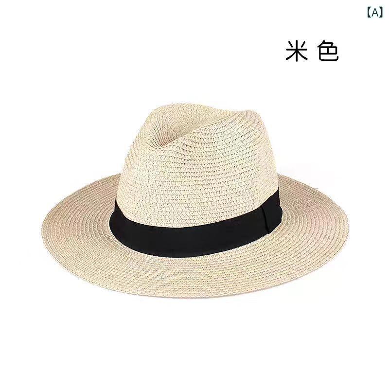 ハット レディース つば広帽子 UVカット ストローハット 麦わら帽子 折りたたみ 洗...